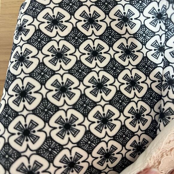 Adrianna Papell Cream and Black Lace Dress - Picture 12 of 15